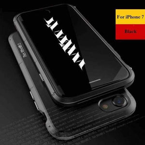 Planet Gates black / For iPhone 7 iPhone 7 Case Luxury Accessories Brand Metal Aluminum+Hard PC Shockproof Armor Back Phone Case For iPhone 7 plus Case Cover