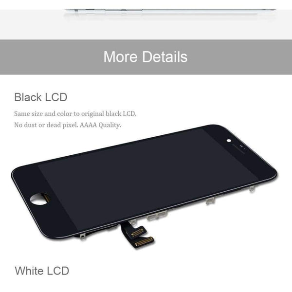 Planet Gates Black For iPhone 7 LCD Screen For iPhone 7 Plus Screen LCD Display Digitizer Touch Module 7 Screens Replacement LCD