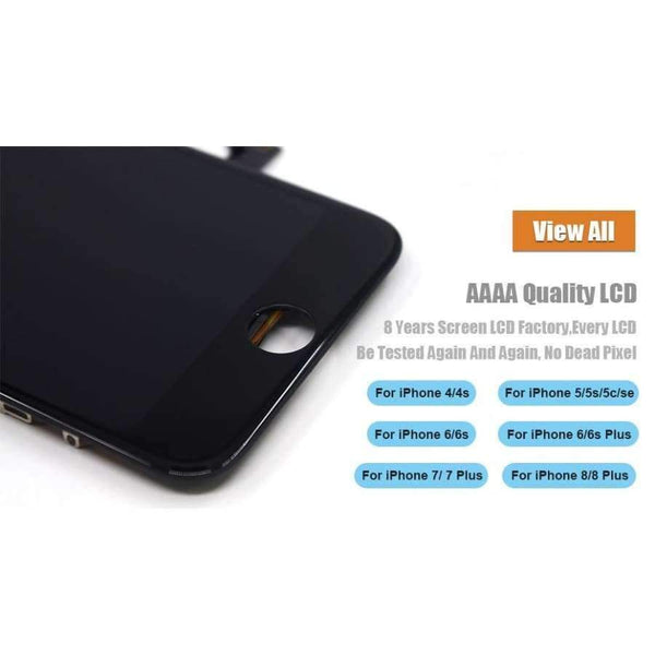 Planet Gates Black For iPhone 7 LCD Screen For iPhone 7 Plus Screen LCD Display Digitizer Touch Module 7 Screens Replacement LCD