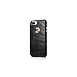 Planet Gates black / for iPhone 7 Real Lether Woven Pattern Back Cove for iPhone 7 Plus Genuine Leather Cover