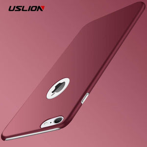 Planet Gates Black / For iPhone 7 USLION Ultra Thin PC Matte Case For iPhone 7 Plus XR XS Max X Simple Plain Phone Cover Coque For iPhone 6 6S Plus 5 5s SE Cases