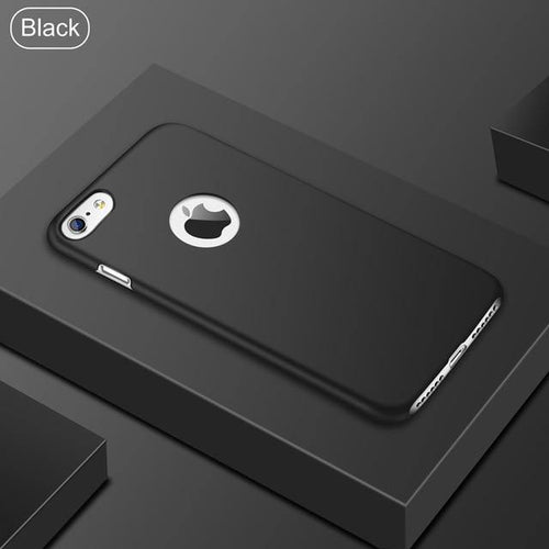 Planet Gates Black / For iPhone 7 USLION Ultra Thin PC Matte Case For iPhone 7 Plus XR XS Max X Simple Plain Phone Cover Coque For iPhone 6 6S Plus 5 5s SE Cases