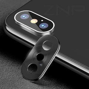 Planet Gates Black / For iPhone 7 ZNP Full Cover Phone Camera Protective Film For iPhone X XS Max XR Phone Camera Screen Protector Case For iPhone 7 8 Plus
