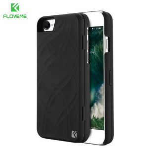 Planet Gates Black / For iPhone 8 FLOVEME Mirror Case For iPhone 6 6s 7 Plus XS MAX XR Wallet+Card Slot Cover Makeup Phone Cases For Apple iPhone 8 X 7 Plus Coque