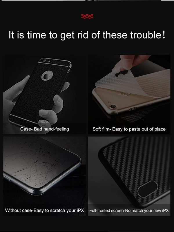Planet Gates Black / For iPhone X Baseus 0.3mm Back Screen Protector For iPhone X 9H Back Tempered Glass For iPhone X Ultra Thin Protective Glass Film Back Cover