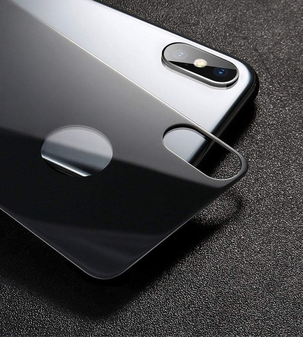 Planet Gates Black / For iPhone X Baseus 0.3mm Back Screen Protector For iPhone X 9H Back Tempered Glass For iPhone X Ultra Thin Protective Glass Film Back Cover