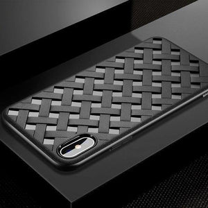 Planet Gates Black / For iPhone X Baseus Luxury Case For iPhone X 10 Grid Weave Hollow Cover Case For Apple iPhone X Capinhas PC & TPU Super Silicone Coque Fundas