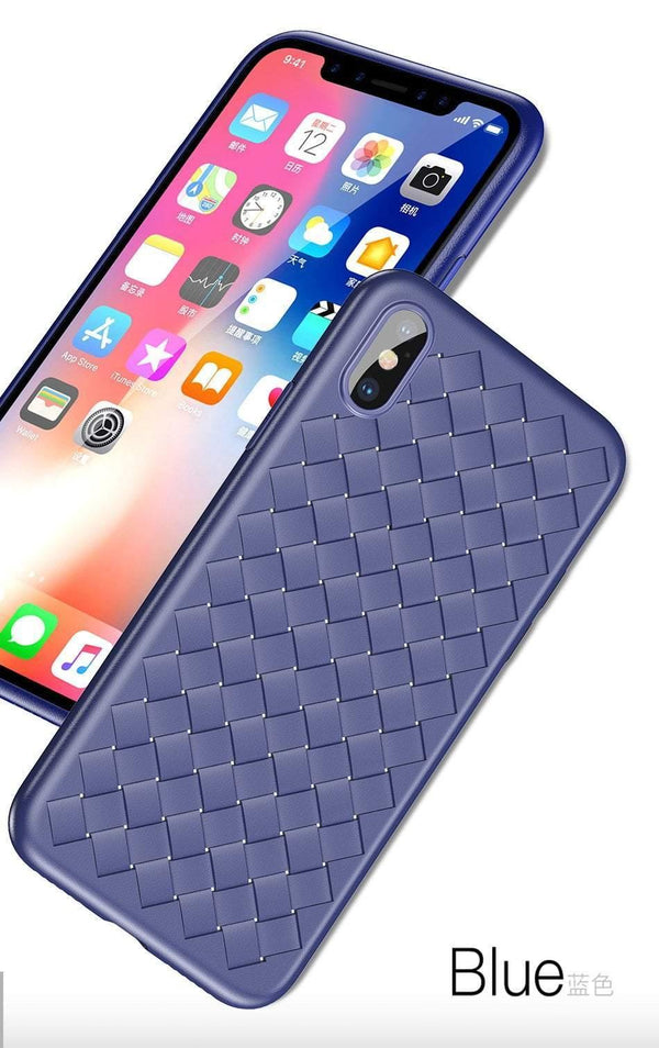 Planet Gates Black / For iPhone X Baseus Luxury Grid Pattern Case For iPhone X Cases Ultra Thin Soft Silicone Protective Case For iPhoneX Cover Matte Coque Funda