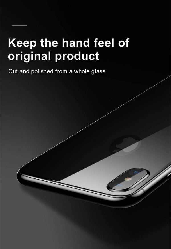 Planet Gates Black / For iPhone Xs Baseus Back Screen Protector Tempered Glass For iPhone Xs Max Full Cover Rear Protection Toughened Glass Film For iPhoneXS Max