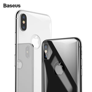Planet Gates Black / For iPhone Xs Baseus Back Screen Protector Tempered Glass For iPhone Xs Max Full Cover Rear Protection Toughened Glass Film For iPhoneXS Max