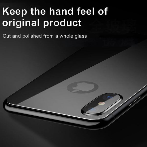 Planet Gates Black / For iPhone Xs Baseus Back Screen Protector Tempered Glass For iPhone Xs Max Full Cover Rear Protection Toughened Glass Film For iPhoneXS Max