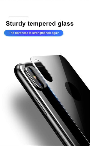 Planet Gates Black / For iPhone Xs Baseus Back Screen Protector Tempered Glass For iPhone Xs Max Full Cover Rear Protection Toughened Glass Film For iPhoneXS Max