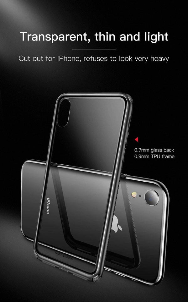 Planet Gates Black / For iPhone Xs Baseus Luxury Glass Case For iPhone XS Max Xr Xsmax TPU Edge Tempered Glass Cases Protective Cover Coque For iPhonexs max Fundas