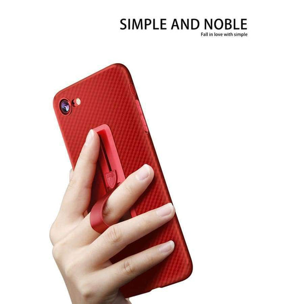 Planet Gates Black / For iPhone6 6S Protect Case For iPhone X Xr Xs Max 6s 7 8 Plus Phone Ring buckle Shockproof Silicone Protective Cover Cases