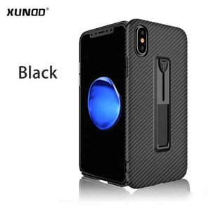 Planet Gates Black / For iPhone6 6S Protect Case For iPhone X Xr Xs Max 6s 7 8 Plus Phone Ring buckle Shockproof Silicone Protective Cover Cases