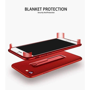 Planet Gates Black / For iPhone6 6S Protect Case For iPhone X Xr Xs Max 6s 7 8 Plus Phone Ring buckle Shockproof Silicone Protective Cover Cases