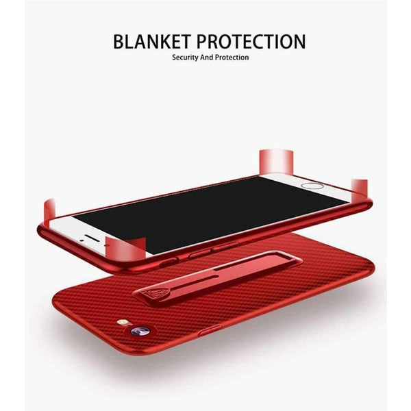Planet Gates Black / For iPhone6 6S Protect Case For iPhone X Xr Xs Max 6s 7 8 Plus Phone Ring buckle Shockproof Silicone Protective Cover Cases