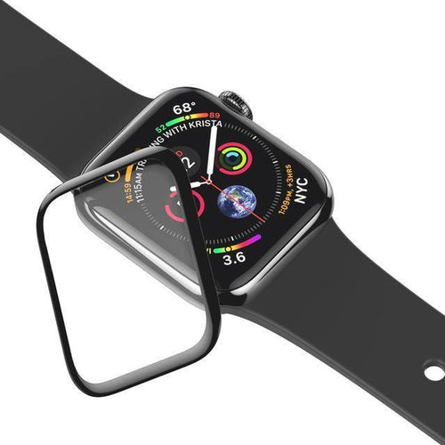 Planet Gates Black / For iWatch 40mm Baseus 0.3mm Screen Protector For iWatch 4 Scratch Proof Glass Full Cover Touchscreen Protective Film For Apple Watch Series 4