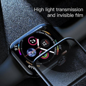 Planet Gates Black / For iWatch 40mm Baseus 0.3mm Screen Protector For iWatch 4 Scratch Proof Glass Full Cover Touchscreen Protective Film For Apple Watch Series 4