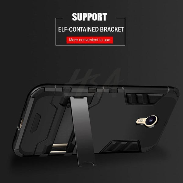 Planet Gates Black / For Meizu M5 Note H&A Luxury Heavy Duty Armor Phone Case For Meizu M6 M6S M5 Note Full Anti-knock Cover For Meizu M3 M6 M5 Note Holder Case Cover