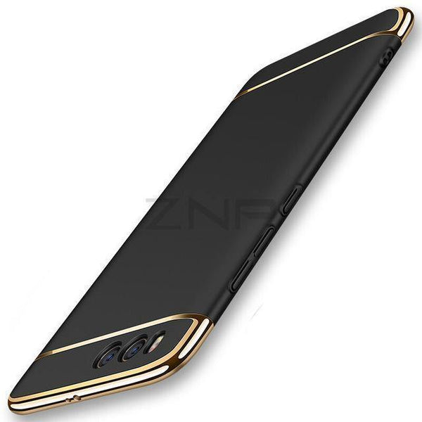 Planet Gates Black / For Mi 6 ZNP Luxury Electroplate Shockproof Case For Xiaomi Mi 6 5 5S Plus Hard Back Cover Cases For Xiaomi Mi 6 5 5X 5C Phone Case shell