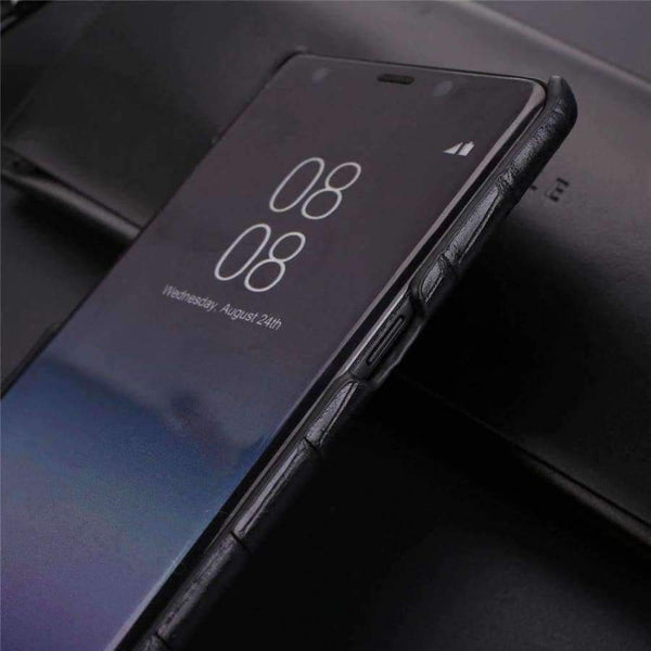 Planet Gates black / For note 8 Back cover leather For samsung galaxy note 8 case phone note8 note 9 cases and covers shell