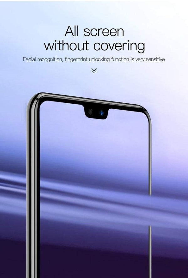 Planet Gates Black / For P20 Baseus 0.3mm 6D Curved Full Cover Screen Protector For Huawei P20 P20 Pro Premium Tempered Glass Huawei P20 9H Protective Glass