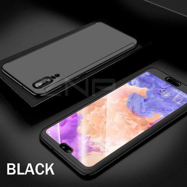 Planet Gates Black / For P9 ZNP 360 Full Cover Phone Case For Huawei P9 P10 P20 Mate 9 10 Lite P10 Plus Cases With Glass For Huawei P20 Mate 10 Pro P9 Case