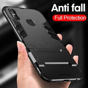 Planet Gates Black / For Redmi 5 ZNP Full Shockproof Armor Phone Case For Xiaomi Redmi 5 Plus Note 5 6 Pro Matte Protective Cover Shell For Redmi 5 Cases Coque