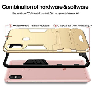 Planet Gates Black / For Redmi 5 ZNP Full Shockproof Armor Phone Case For Xiaomi Redmi 5 Plus Note 5 6 Pro Matte Protective Cover Shell For Redmi 5 Cases Coque