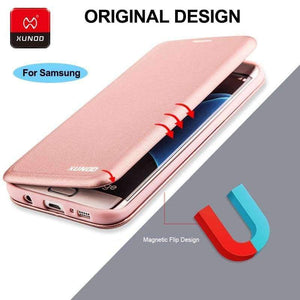 Planet Gates Black / For S7 Samsung Galaxy S7 Edge S9 S8 Plus Phone Leather Wallet Shockproof Protective Flip Cover Cases