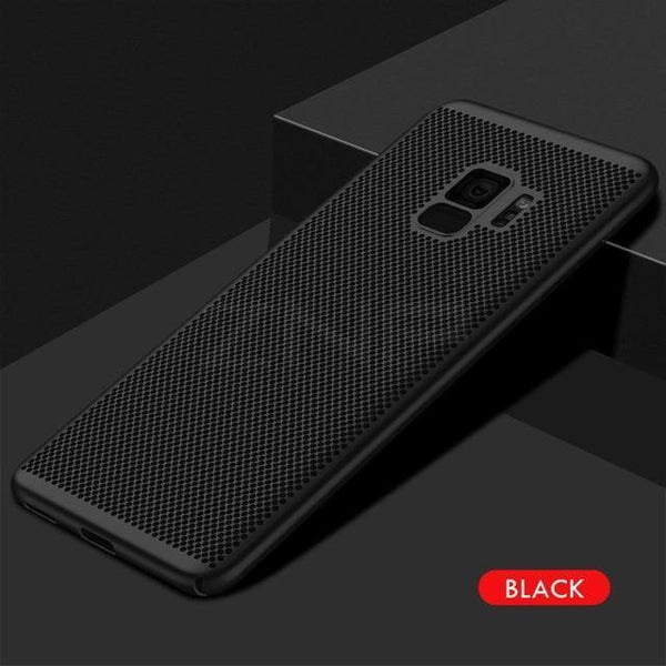 Planet Gates Black / For S7 ZNP Ultra Slim Grid Heat Dissipate Phone Case For Samsung Galaxy S9 S8 Plus Note 9 8 Back Cover Case For Samsung S7 S6 Edge Case