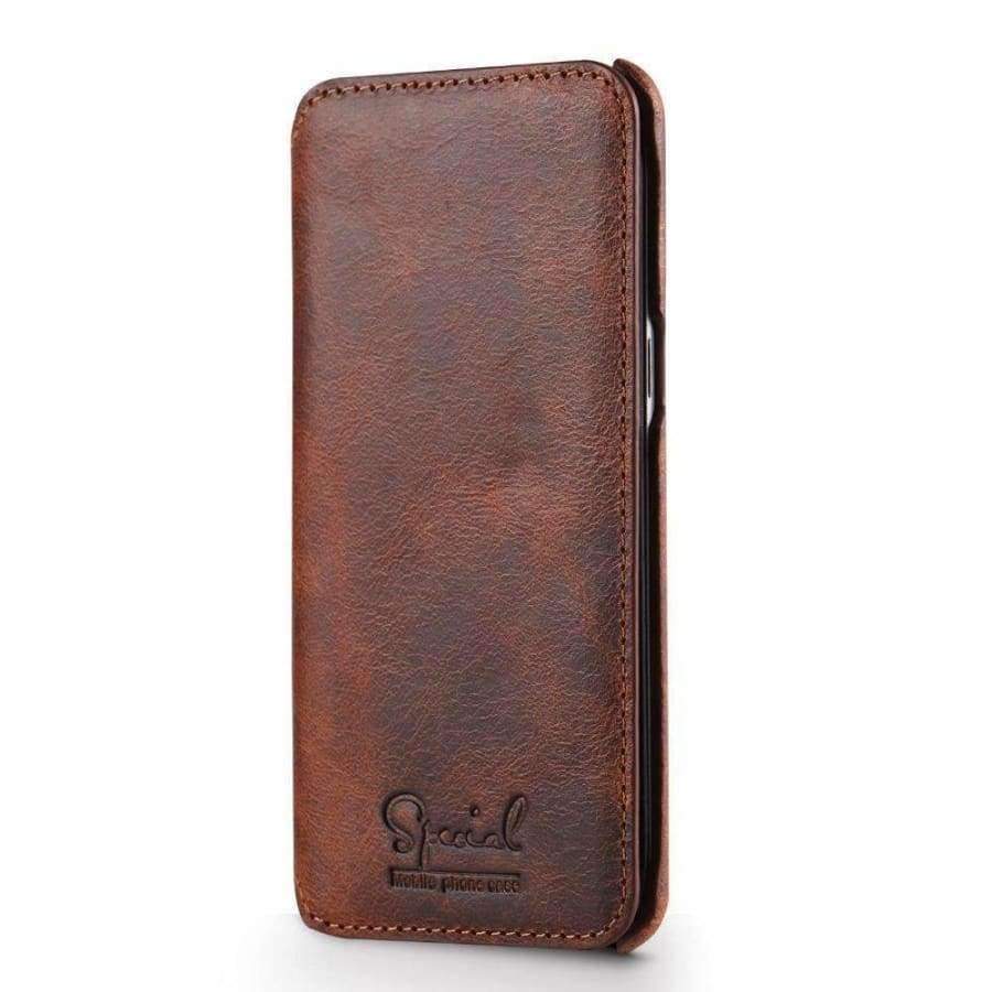 Planet Gates black / For S8 Genuine leather case For samsung galaxy s8 plus flip cover s8+ phone bag new design