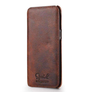 Planet Gates black / For S8 Genuine leather case For samsung galaxy s8 plus flip cover s8+ phone bag new design