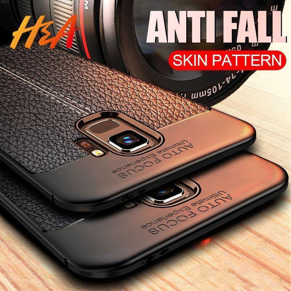 Planet Gates Black / For Samsung S8 H&A Luxury Leather Pattern Case For Samsung Galaxy S9 S8 Plus S7 Edge Note 9 8 Shockproof TPU Slim Cover S8 S9 Phone Case Capa