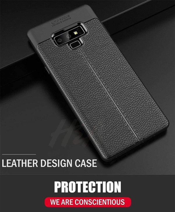 H&A Luxury Leather Pattern Case For Samsung Galaxy S9 S8 Plus S7 Edge Note 9 8 Shockproof TPU Slim Cover S8 S9 Phone Case Capa - Planet Gates