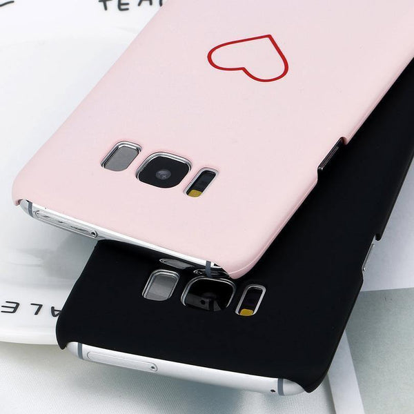 Planet Gates Black / For Samsung S8 USLION Cartoon Couples Love Heart Case For Samsung Galaxy S8 S9 Plus Hard PC Phone Cover For Samsung Note 8 S8 S7 S7 Edge Cases
