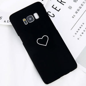 Planet Gates Black / For Samsung S8 USLION Cartoon Couples Love Heart Case For Samsung Galaxy S8 S9 Plus Hard PC Phone Cover For Samsung Note 8 S8 S7 S7 Edge Cases