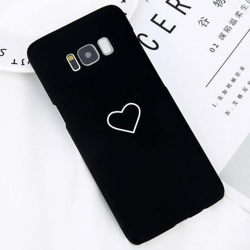 Planet Gates Black / For Samsung S8 USLION Cartoon Couples Love Heart Case For Samsung Galaxy S8 S9 Plus Hard PC Phone Cover For Samsung Note 8 S8 S7 S7 Edge Cases