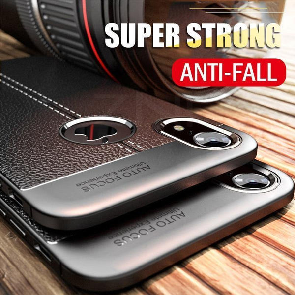 Planet Gates Black / For X (5.8 inch) ZNP Luxury Shockproof Matte Cover For iPhone 6 7 8 Plus 6s Case Leather Carbon Fiber Leather For iPhone X XR XS Max Phone Case