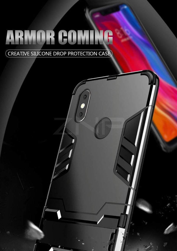ZNP 360 Full Shockproof Phone Case For Xiaomi 5 5s Plus MI 6 5X 6X Protective Cover For MI 8 SE Note2 Note 3 A1 A2 Holder Cases - Planet Gates