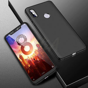 Planet Gates Black / For Xiaomi Mi 5 H&A Luxury 360 Full Cover Phone Case For Xiaomi Mi 5 5S Plus Mi5X 6X Mi 8 SE Shockproof Cover Pocophone F1 Case With Glass