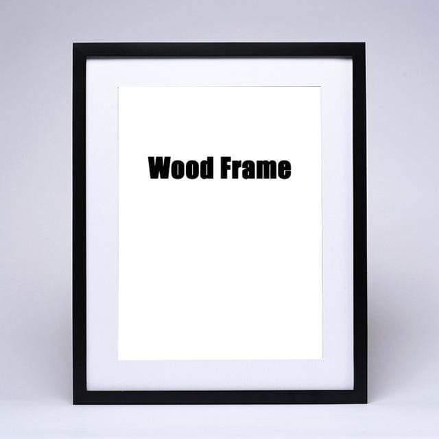 Planet Gates Nature Solid Simple Wooden Picture Frame A4 A3 Black White Coffee Wood Color Photo Frame for Wall Poster Frame Certificate Frame