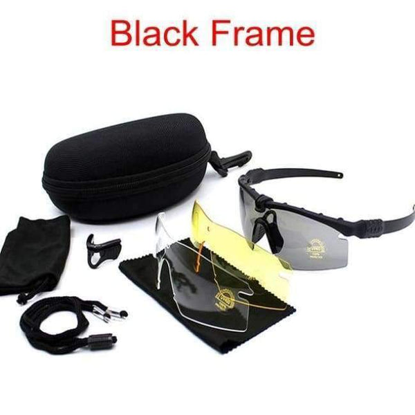 Planet Gates Black Frame Protection Military Sunglasses Shooting Hunting Camping Outdoor Sunglasses Tactical Glasses Outdoor Sport Goggles Glasses