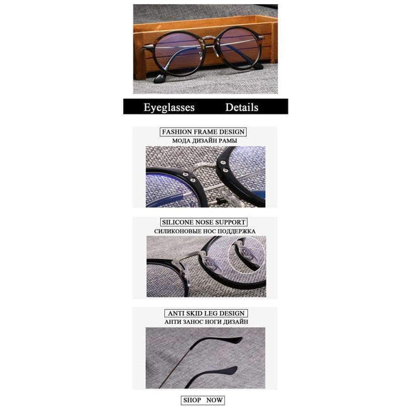 Planet Gates Black Frame Retro Clear Lens Glasses Women Brand Designer Computer Eyewear Protect Anti Blue Harmful Light Business Eyeglasses Men 2017 New