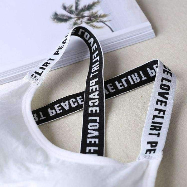 Planet Gates Black / Free size Lounge Underwear Comfortable Wireless Loungewear Lingerie Bra Set Black and White Cotton Bras Sets