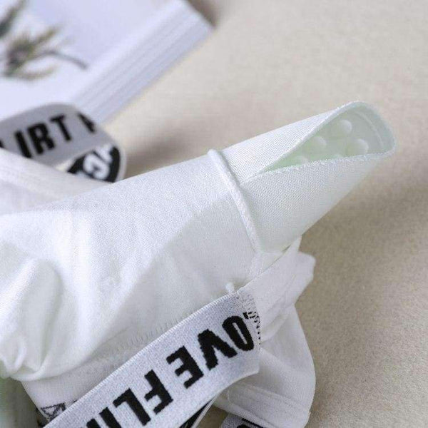 Planet Gates Black / Free size Lounge Underwear Comfortable Wireless Loungewear Lingerie Bra Set Black and White Cotton Bras Sets