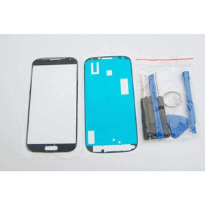 Planet Gates Black Front Outer Glass Panel Lens Replacement part For Samsung Galaxy S4 i9505 i9500 i337 Touch Screen LCD Display Repair