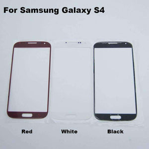 Planet Gates Black Front Outer Glass Panel Lens Replacement part For Samsung Galaxy S4 i9505 i9500 i337 Touch Screen LCD Display Repair