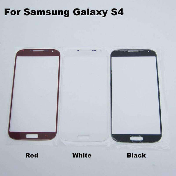 Planet Gates Black Front Outer Glass Panel Lens Replacement part For Samsung Galaxy S4 i9505 i9500 i337 Touch Screen LCD Display Repair